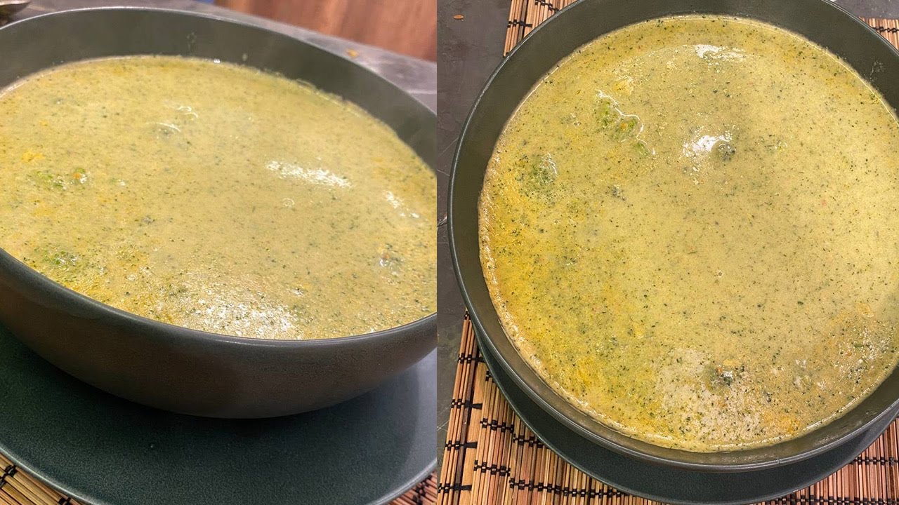 طريقة عمل شوربة البروكلي بالخضار | المطعم مع الشيف محمد حامد