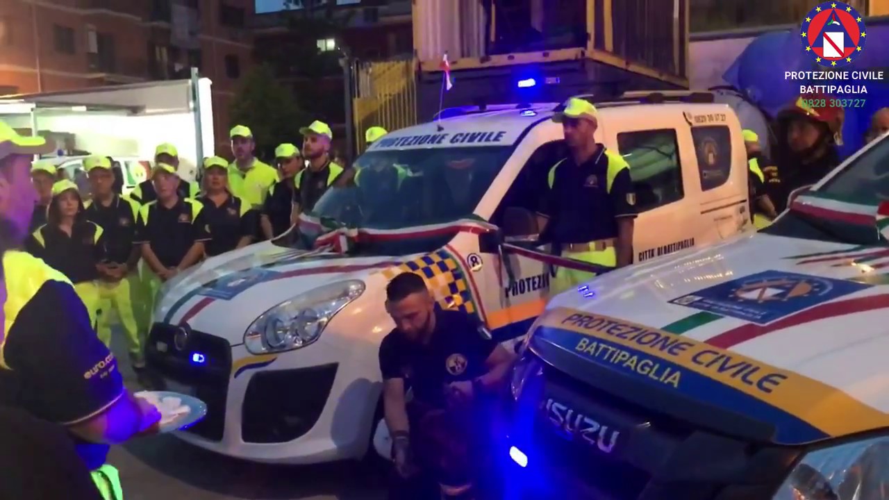 BENEDIZIONE NUOVI MEZZI E UNITÀ CINOFILA | Protezione Civile Battipaglia