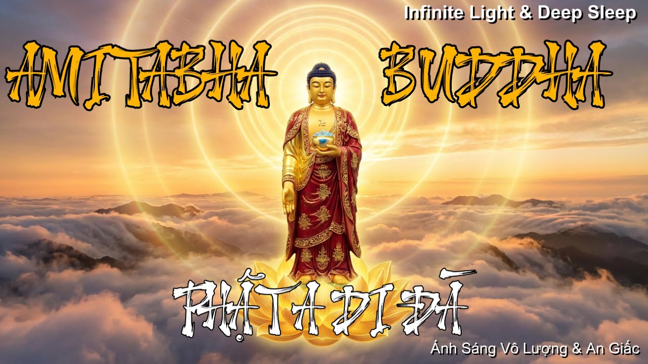 Amitabha Mantra | Om Ami Dewa Hrih | Nhạc Phật A Di Đà Giúp Ngủ Ngon & Tĩnh Tâm (Deep Sleep)