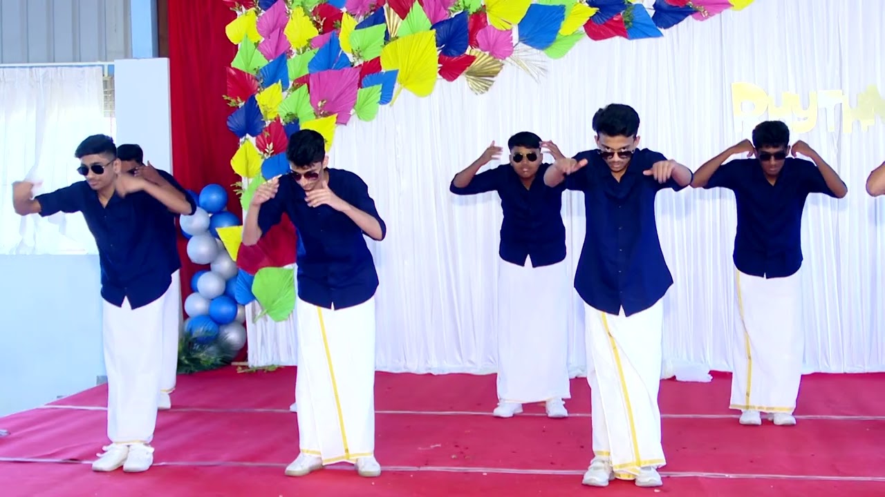 ST FLOWERS ENGLISH SCHOOL ANNUAL EVENT  RHYTHM 2025 10TH STD FUSION DANCE