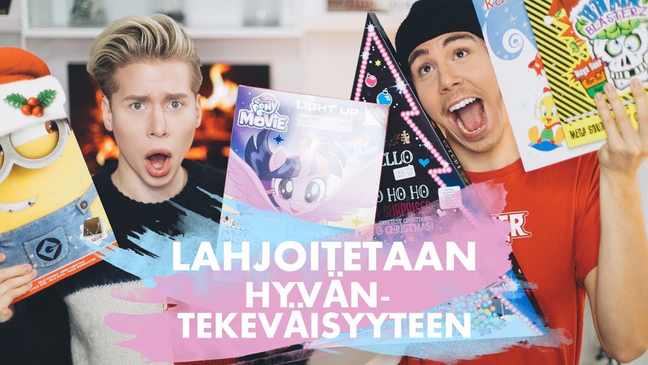 TESTISSÄ JOULUKALENTERIT 2017 | JOULUKALENTERI TULEE