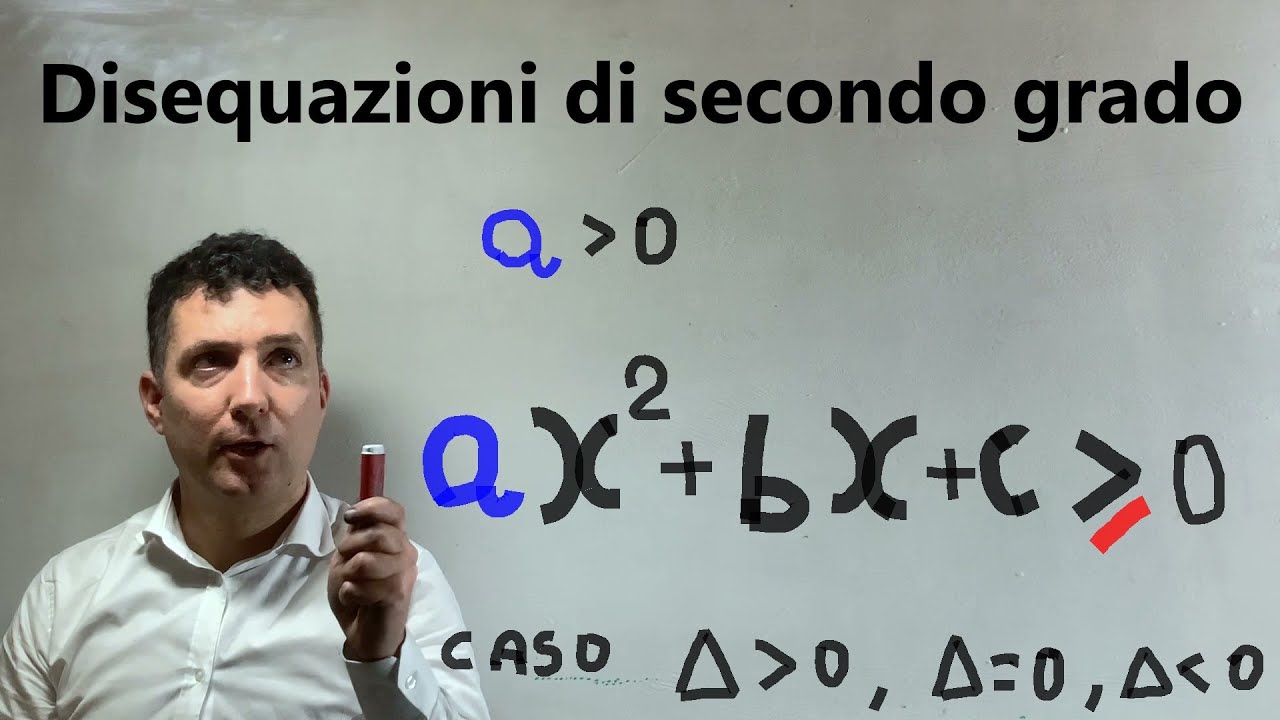 Disequazioni di secondo grado .Come risolverle velocemente .Spiegazione dettagliata