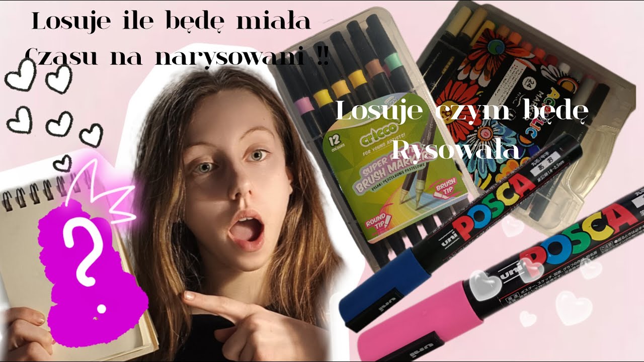 Rysuje różnymi przyborami