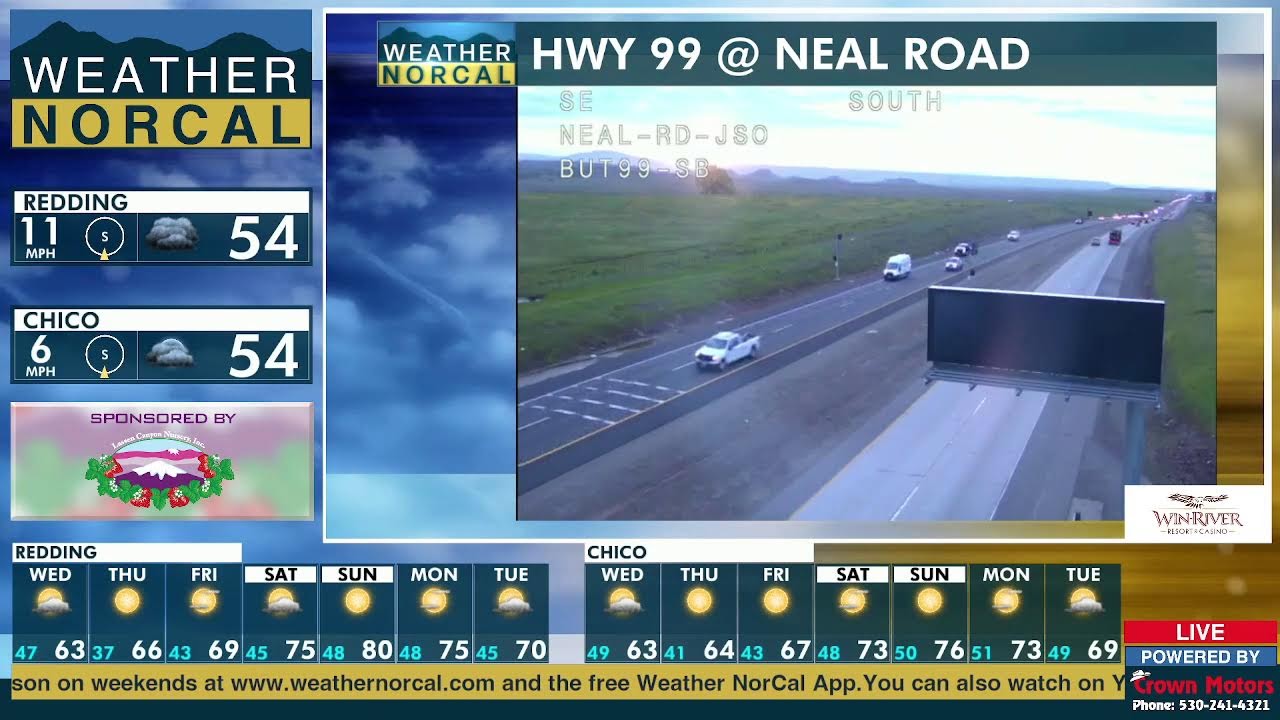 Weather NorCal 24 Hour Streaming Channel