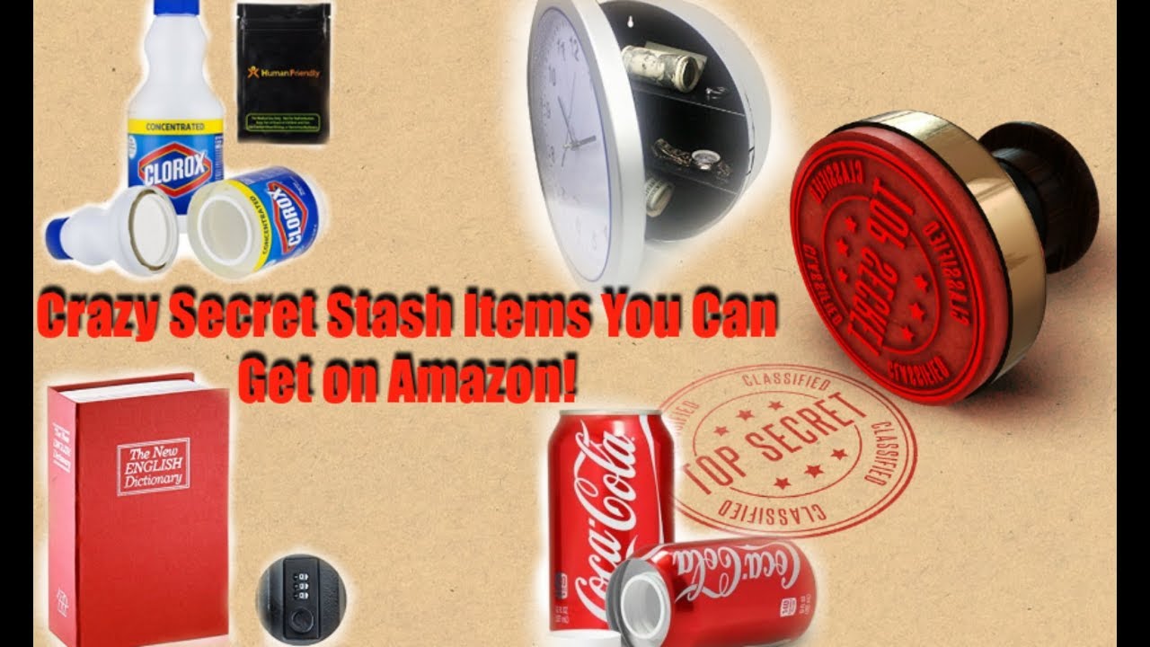 Crazy Secret Stash Items you can Buy on Amazon Unboxing!