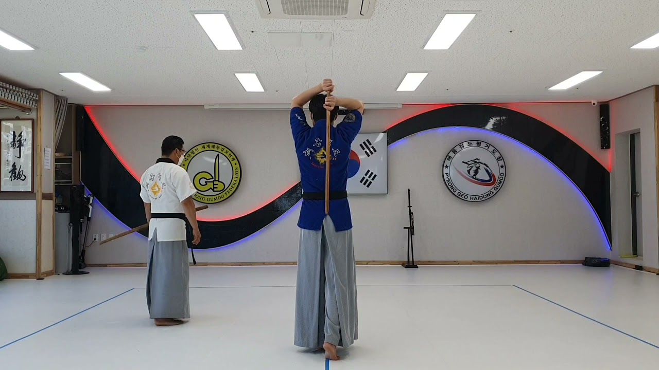 쌍수검법 1번 배우기