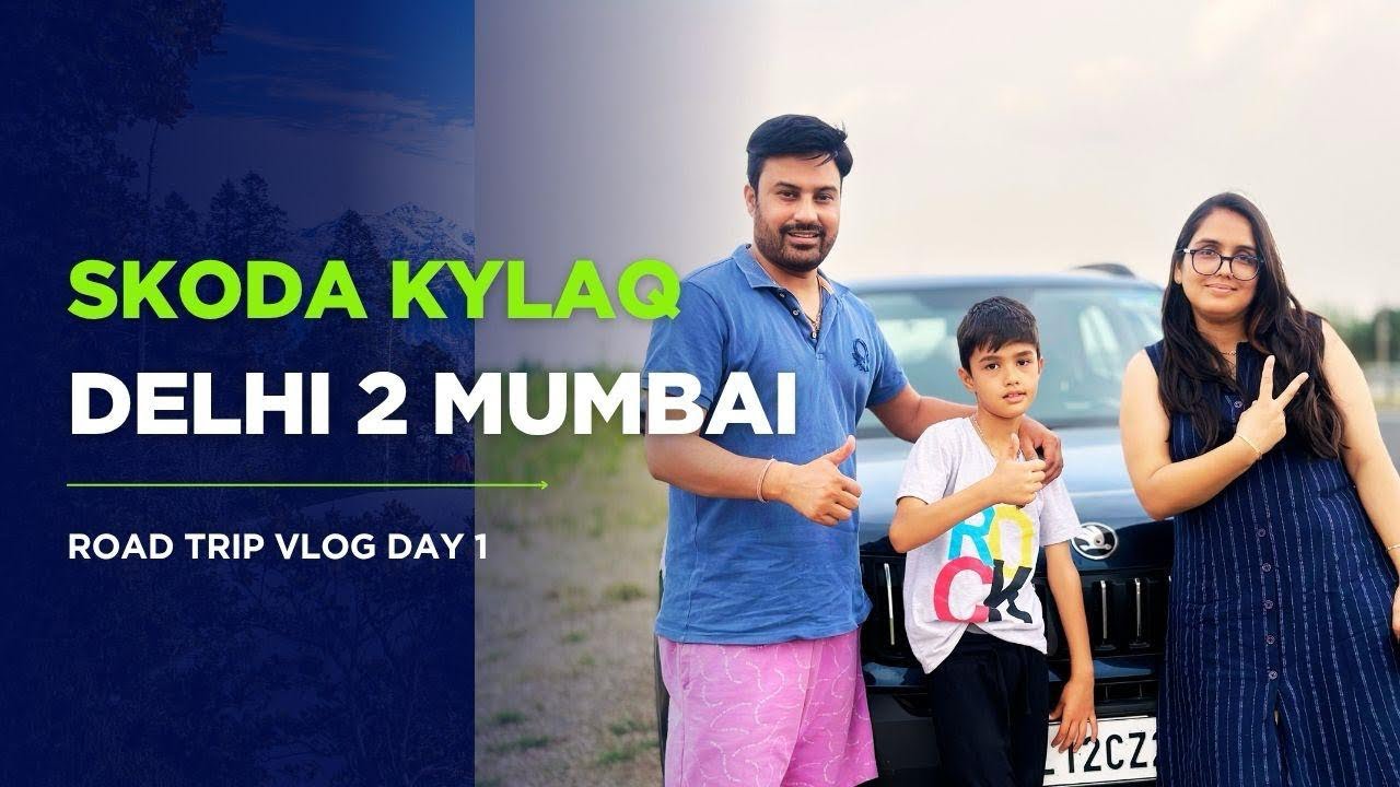 Delhi to Mumbai road trip | 5500 km with Škoda kylaq | Roadtrip vlog