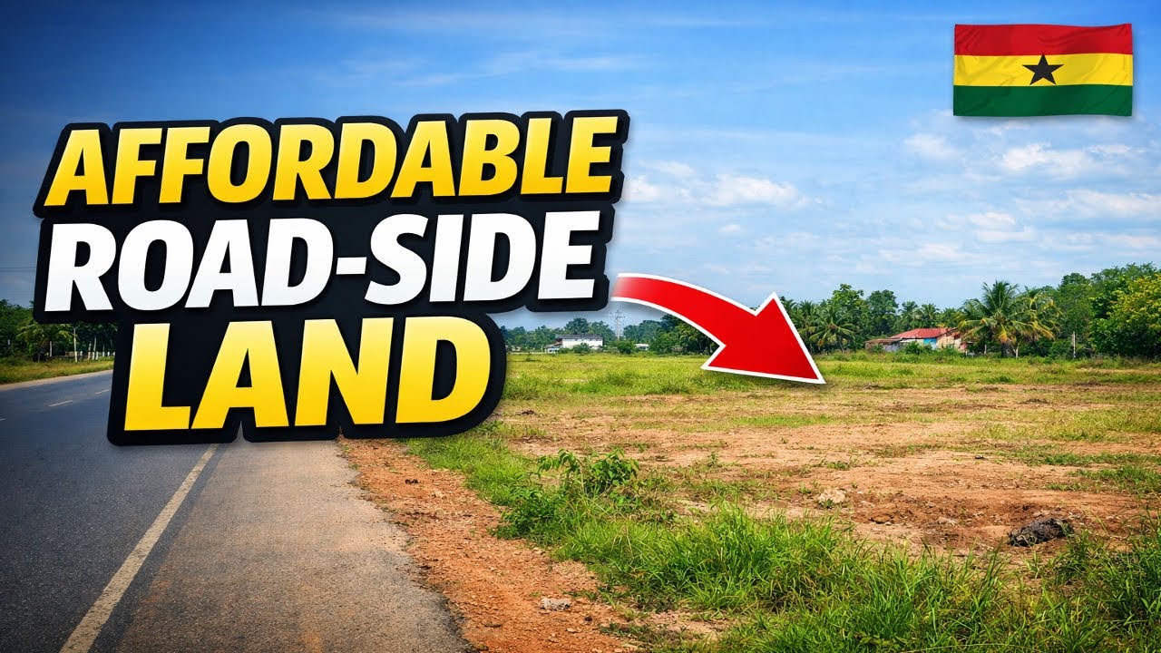 Affordable Roadside Land in Ghana 🇬🇭 | Real Opportunity at Tema–Aflao Road, Ningo Prampram