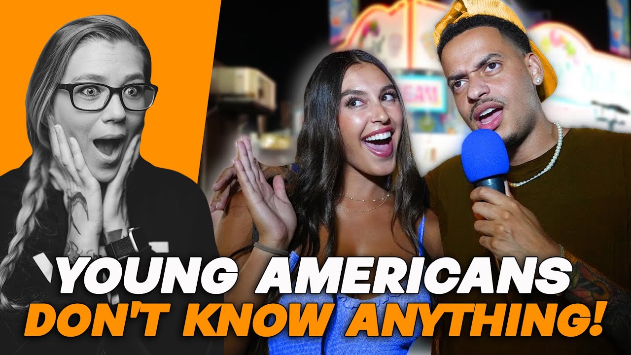 AMERICAN REACTS TO AMERICANS DON'T KNOW ANYTHING | AMANDA RAE
