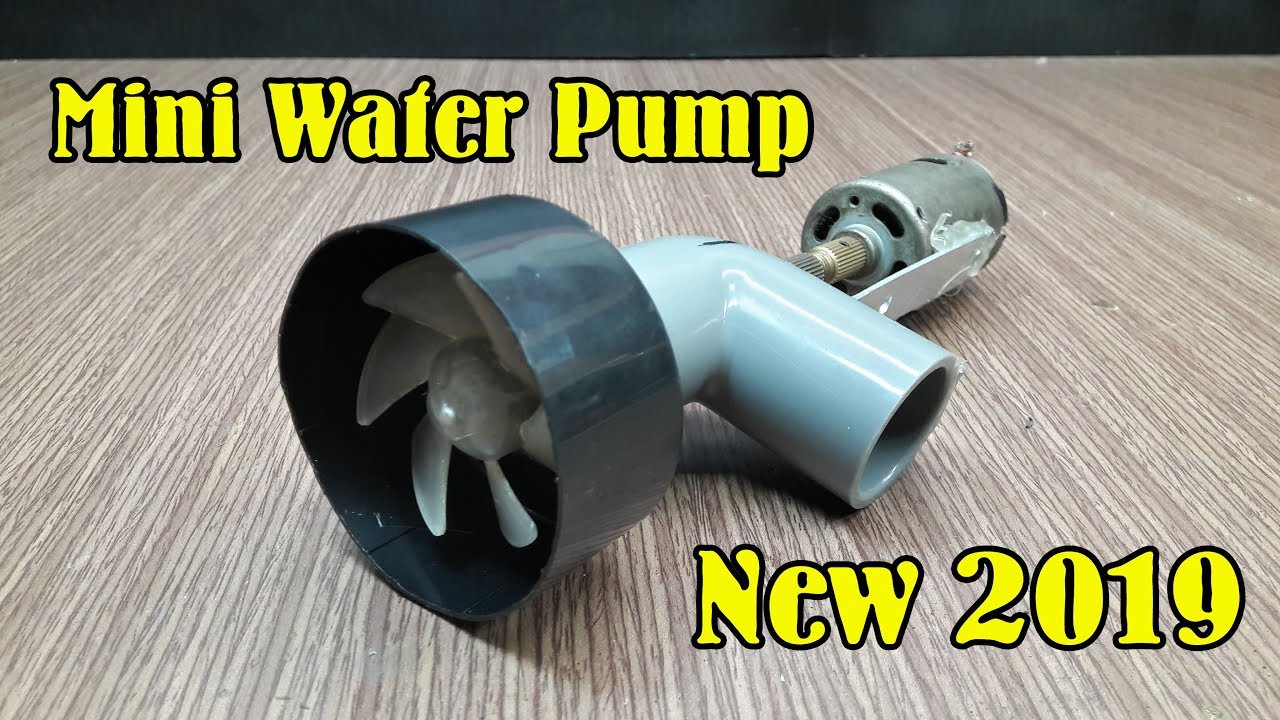 How to make a Mini Water Pump NEW 2019