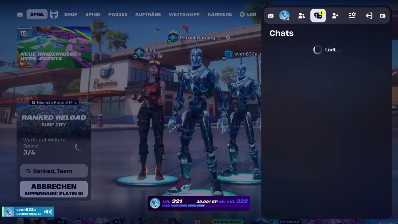 Fortnite Deutsch Random teams und danach mit Freunden und Abonnenten