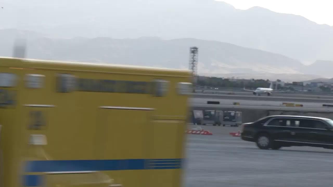 President Joe Biden arrives in Las Vegas