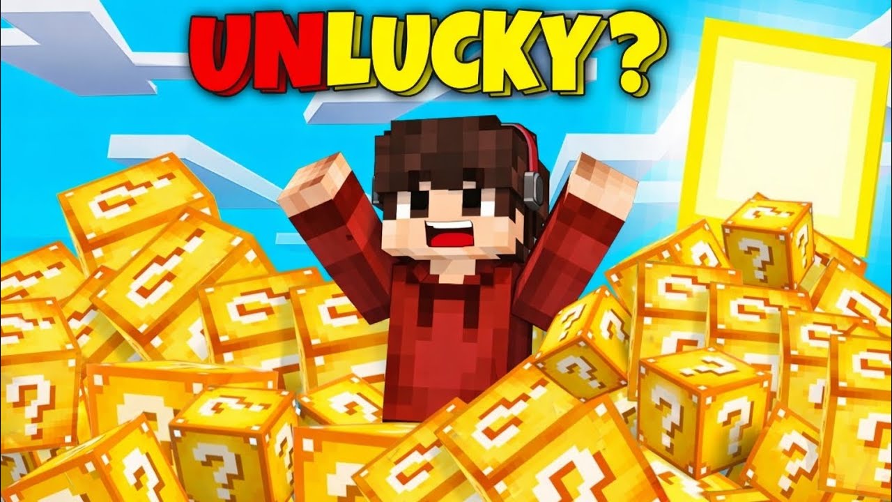 Minecraft LUCKY❌ UNLUCKY✅