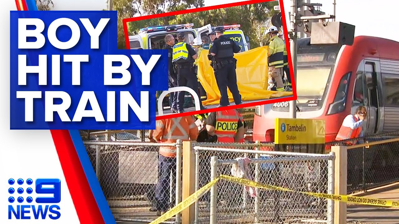 Boy, 11, hit by train in Adelaide, is fighting for life in hospital | 9 News Australia
