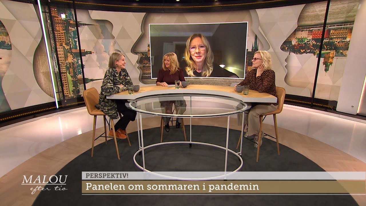 ”Det har varit otroligt tråkigt”¨- Marie Göranzon om sin sommar - Malou Efter tio (TV4)