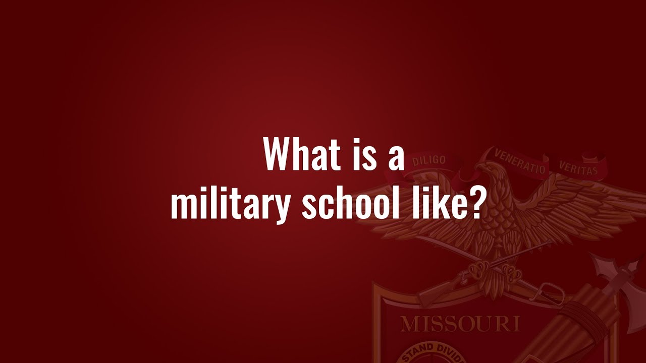 What is a military boarding school like?