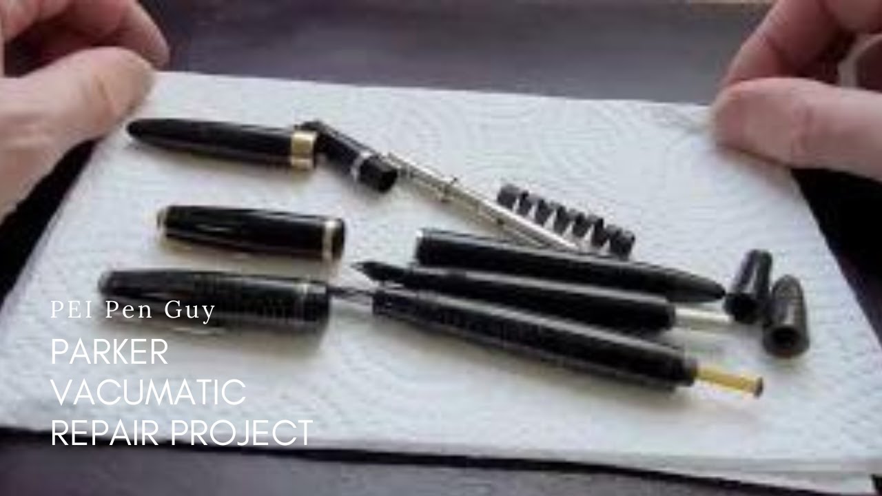 Parker Vacumatic repair project.
