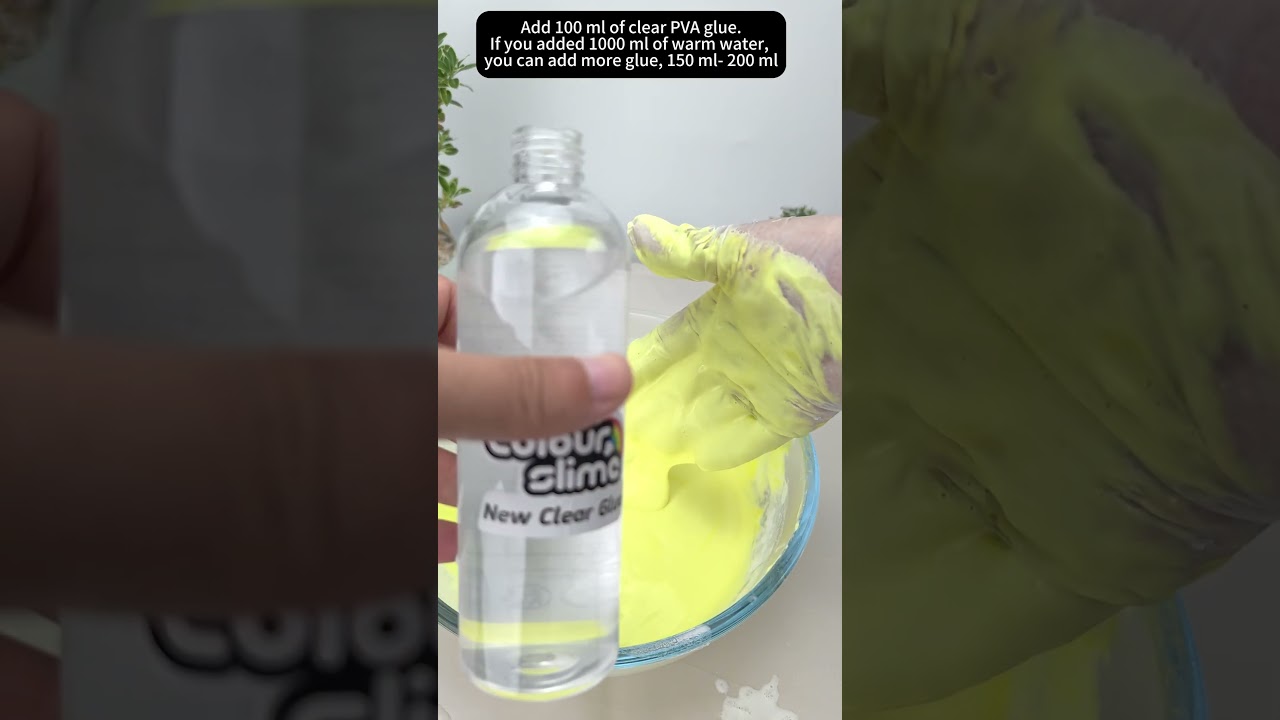 How to make thick watery slime