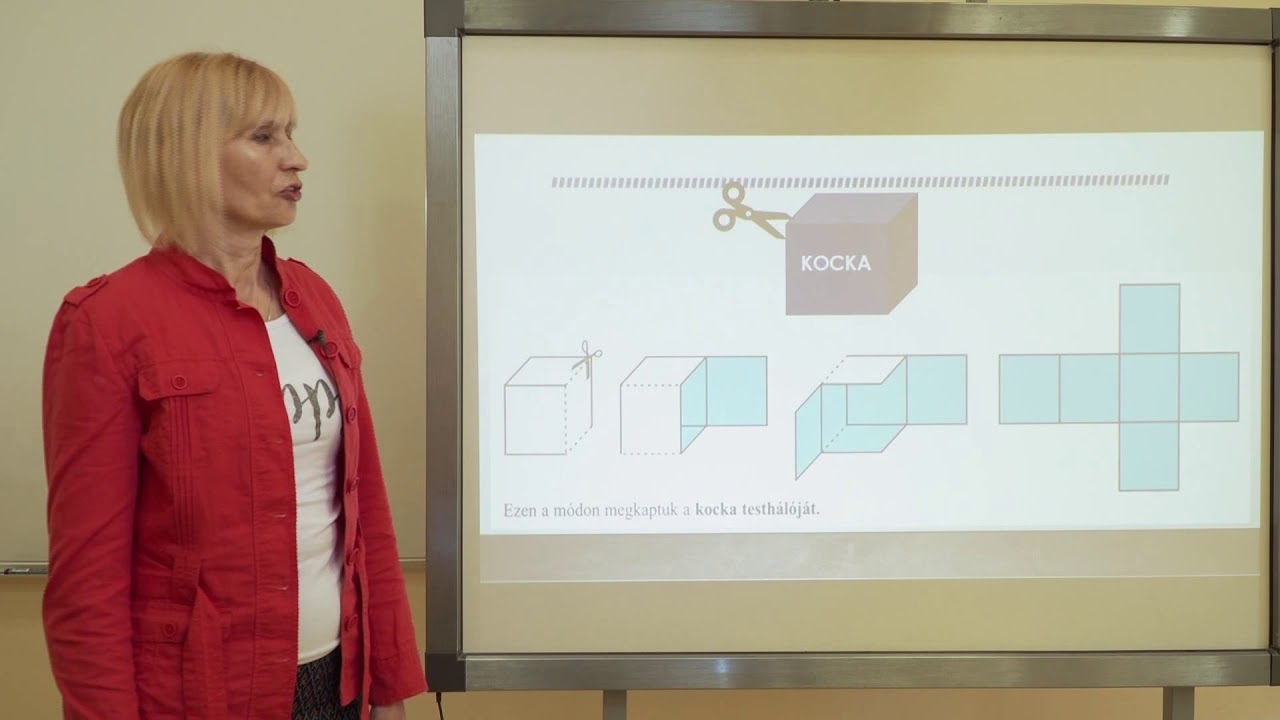A téglatest és a kocka testhálója
