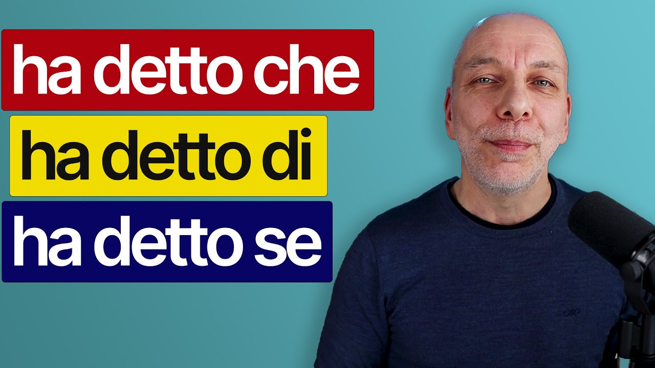 Il discorso indiretto