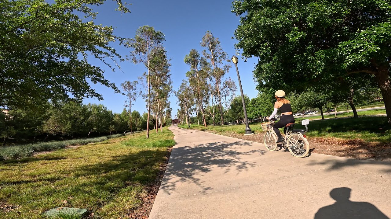 Walking Jeffrey Open Space Trail in Irvine, California