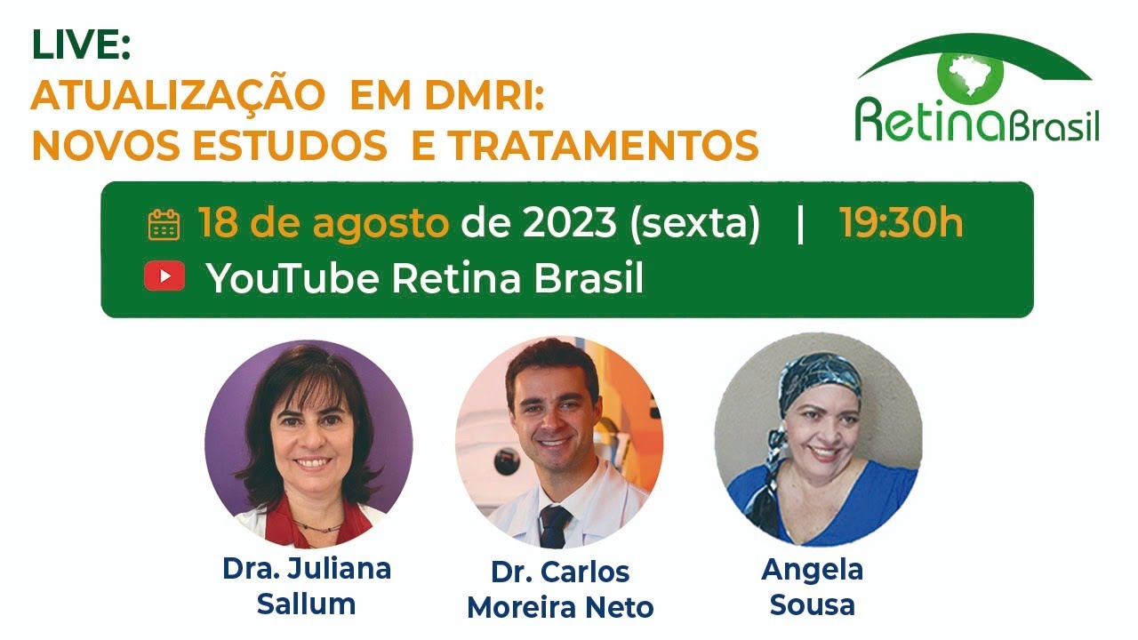 LIVE:  ATUALIZAÇÃO  EM DMRI: NOVOS ESTUDOS  E TRATAMENTOS