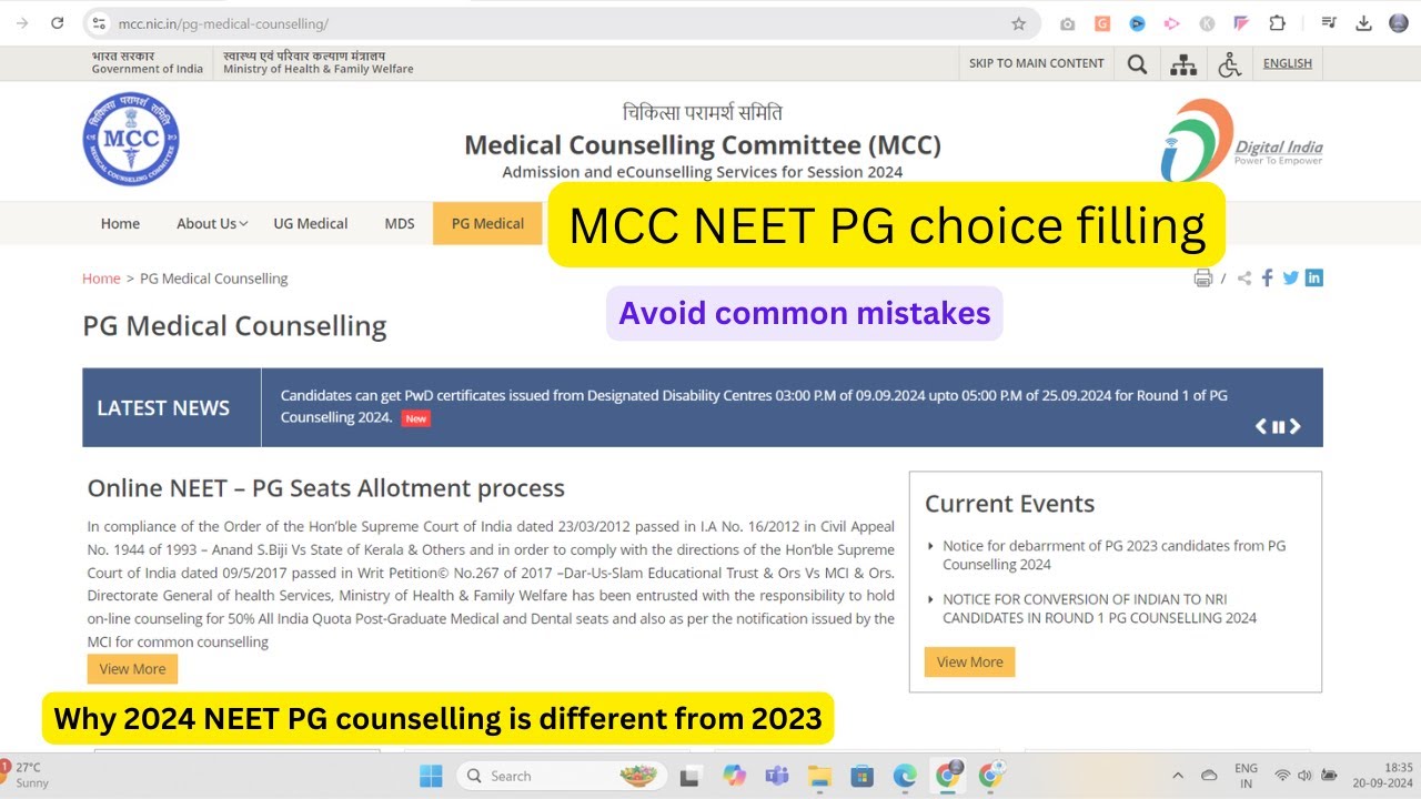NEET PG Counselling: Avoid These Common Mistakes in Choice Filling