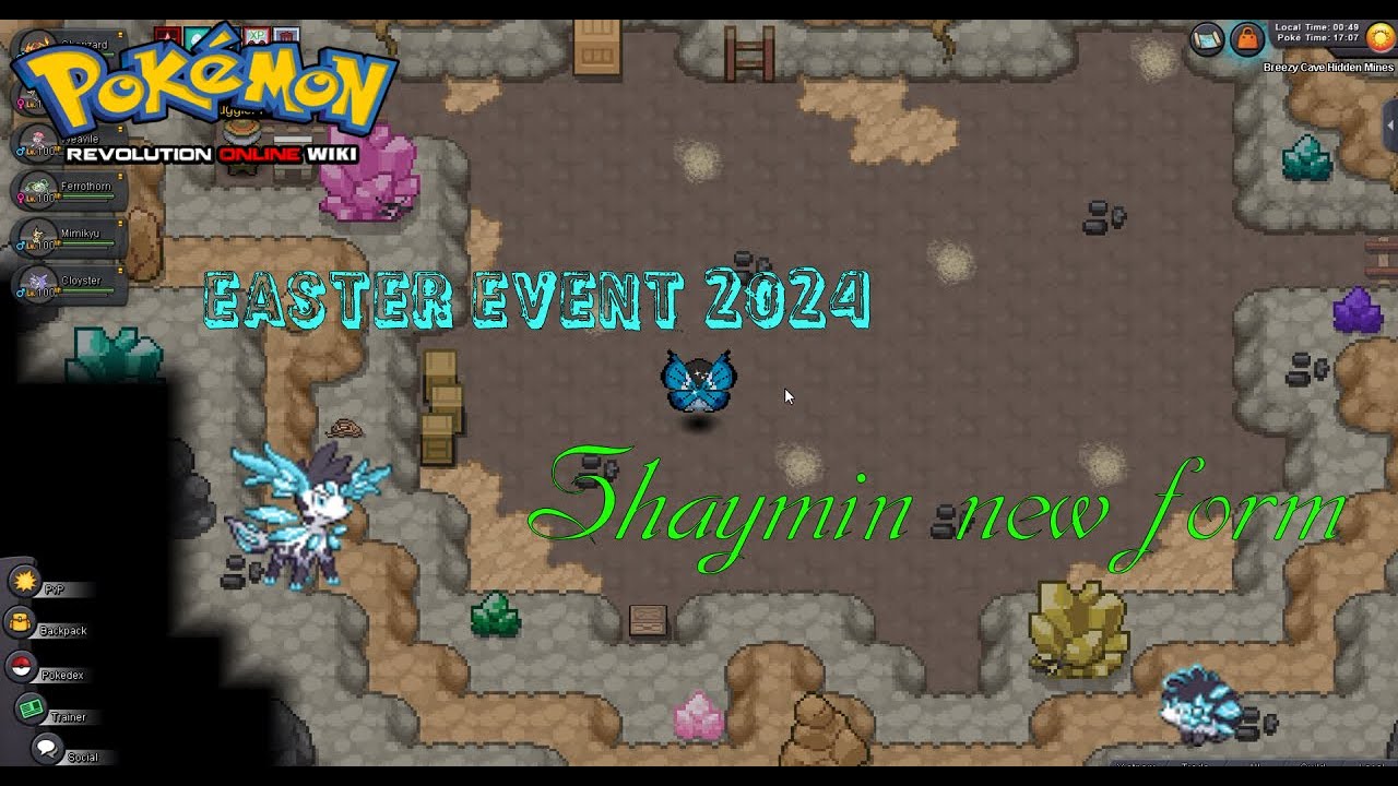 Pokemon Revolution Online [PRO]! Easter Event 2024 - New Quest | Shaymin New Form 2024 | Blue L.A