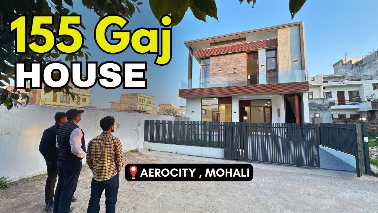 155 gaj (28.5x50) House for Sale in Aerocity, A Block, Mohali | Home Tour