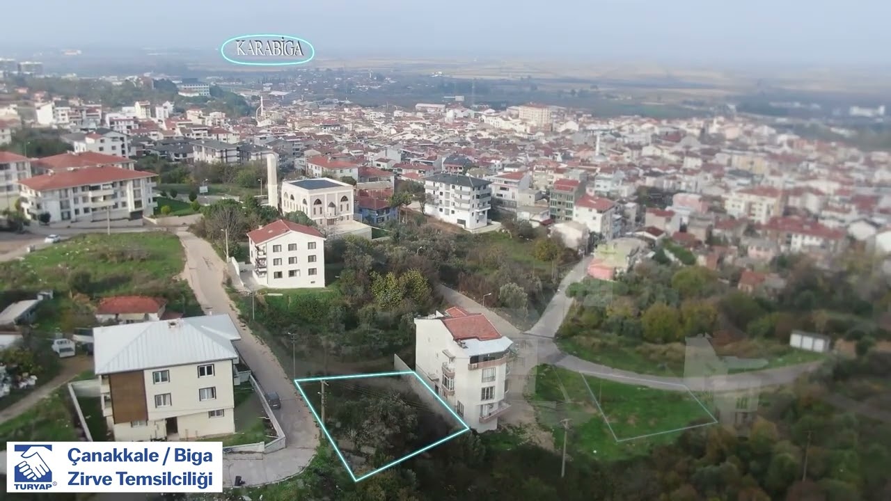 ÇANAKKALE BİGA HAMDİBEY MAHALLESİ – KOZPINAR CADDESİ BİTİMİNDE SATILIK ARSA