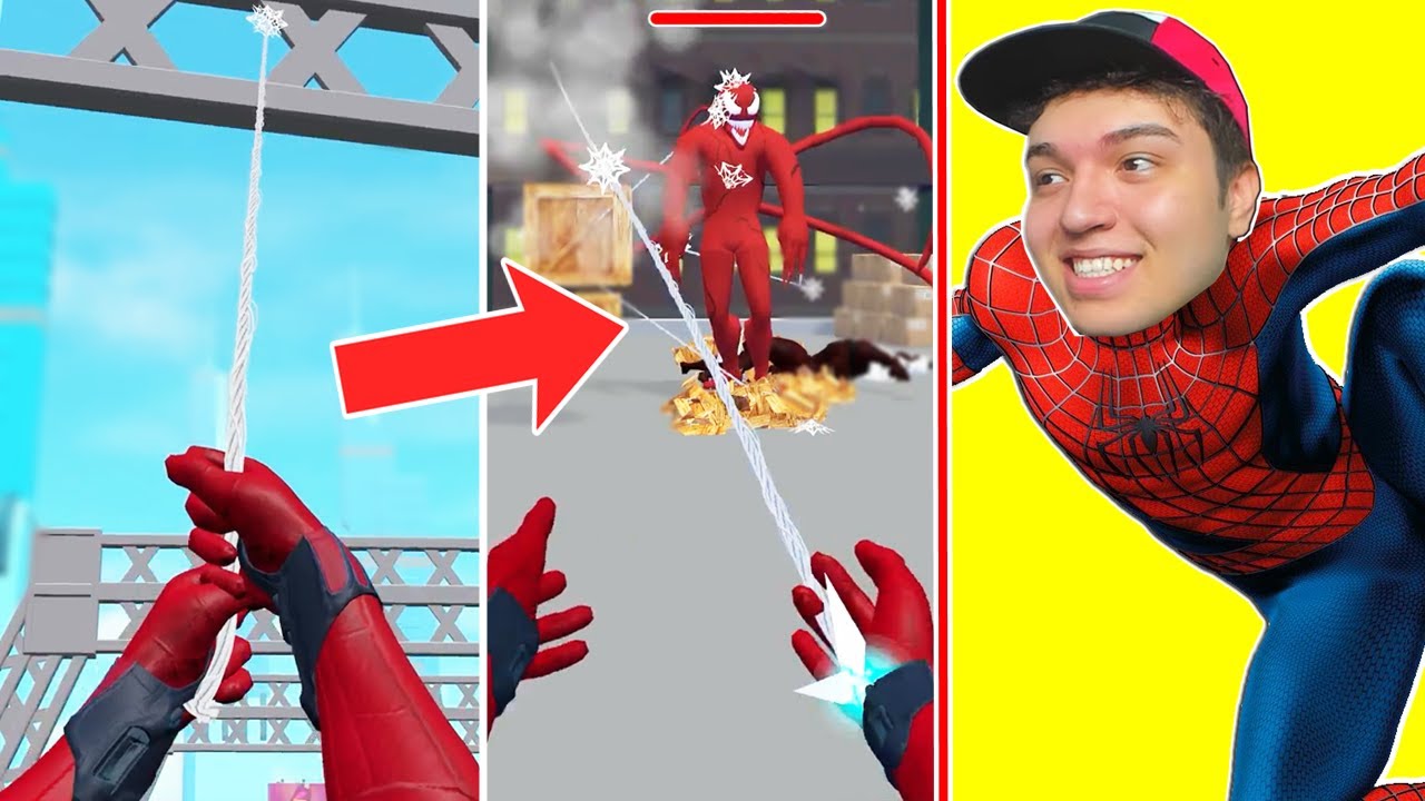 VIREI O HOMEM ARANHA POR 1 DIA COM PODERES! (Web Master)