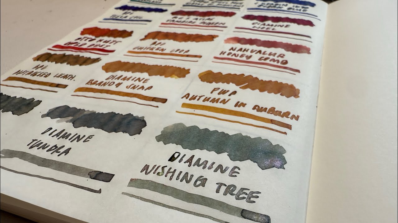 July 2025 - Ink Plan With Me #fountainpen