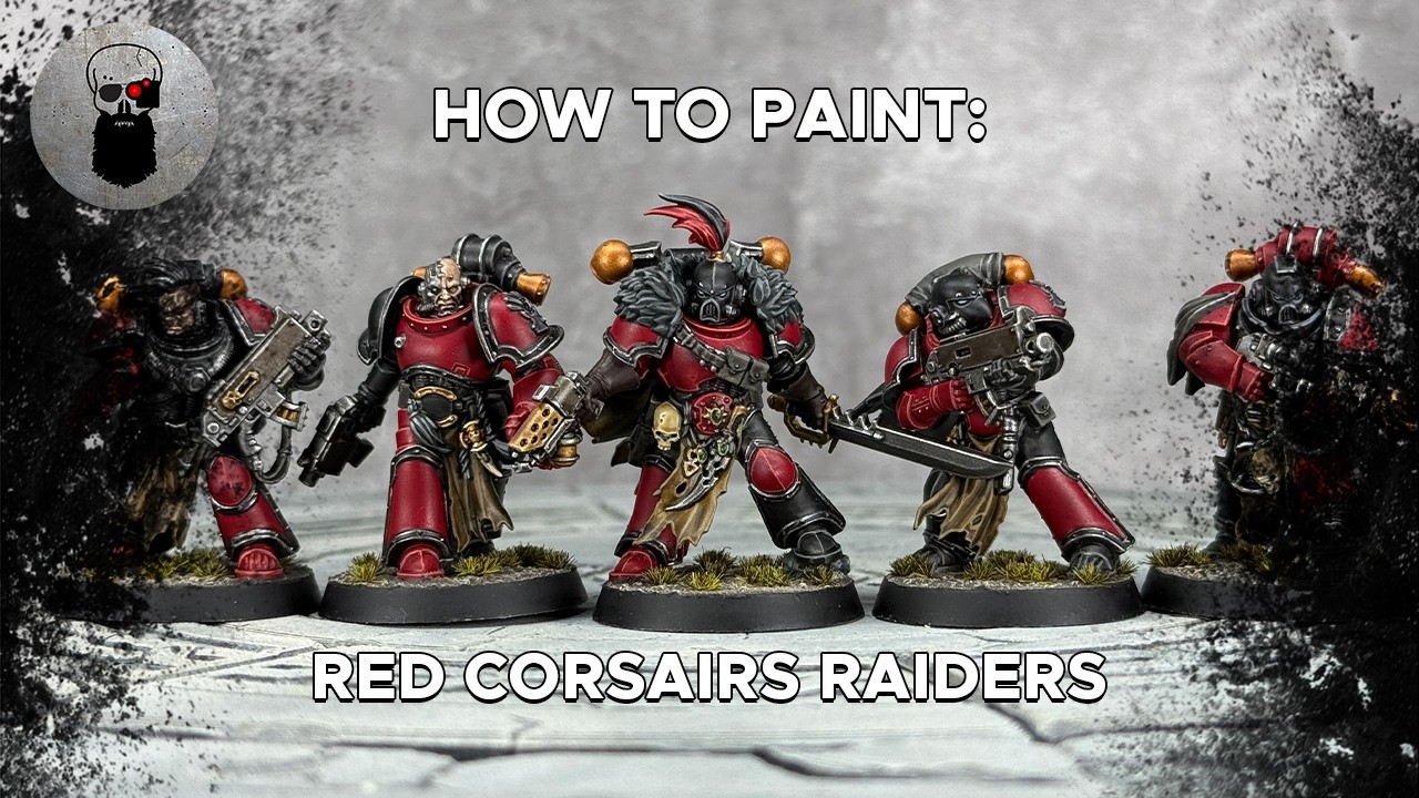 Contrast+ How to Paint: Red Corsairs Raiders