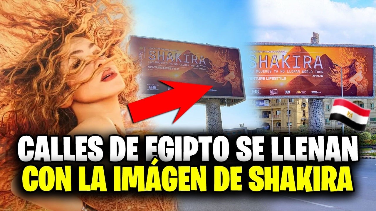 Shakira “Regresa a España”: Anuncia Entrevista Exclusiva Mientras Su Imagen Inunda El Cairo