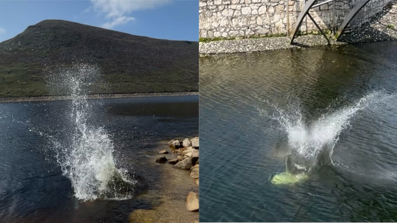 Rock Splashes at Silent Valley Reservoir and the Antrim Coast