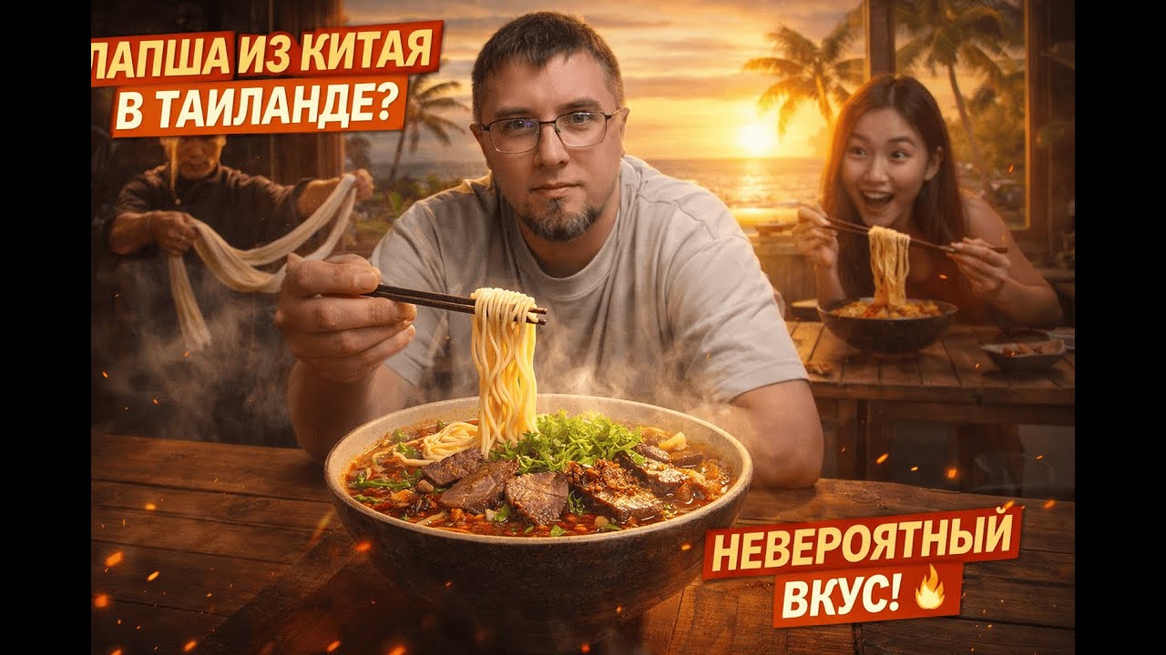 Лучшая китайская лапша в Паттайе: Lanzhou Noodles | Где вкусно поесть в Таиланде
