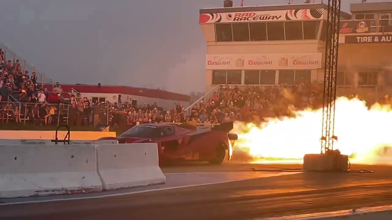 2 jet powered named INSANITY @ RAD torque raceway Edmonton