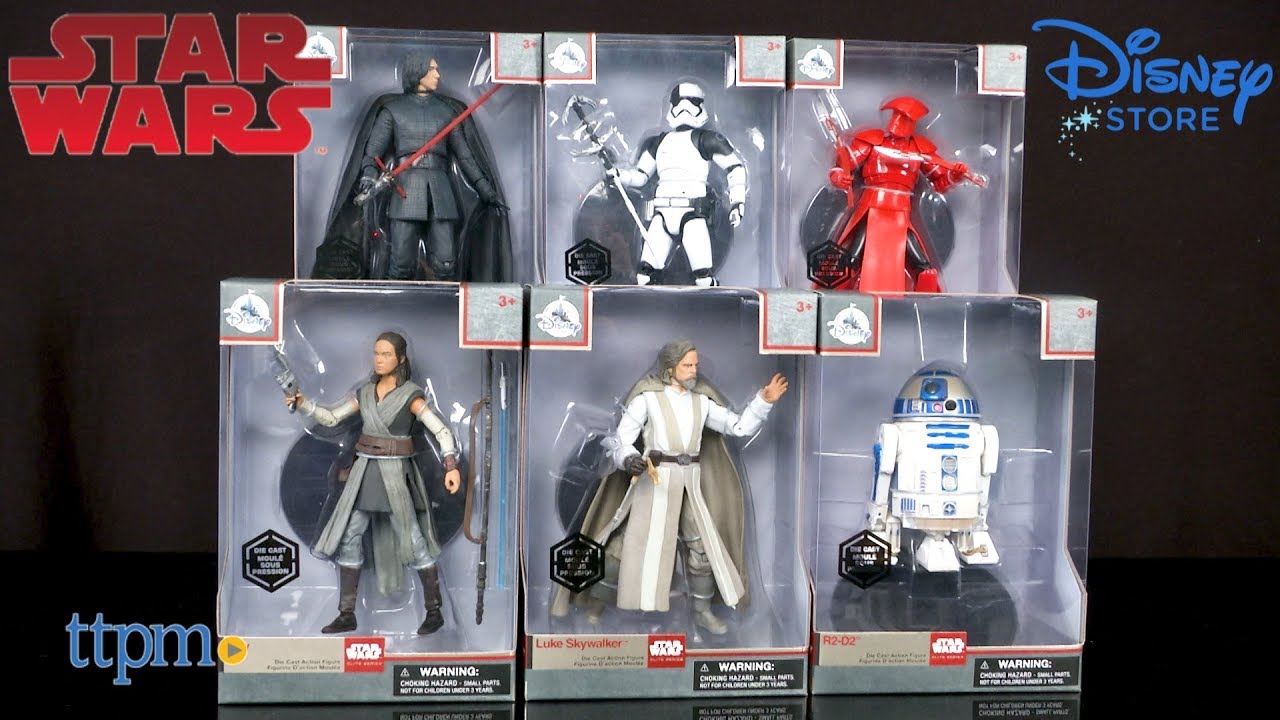Star Wars: The Last Jedi Elite Series Die Cast Action Figures from The Disney Store