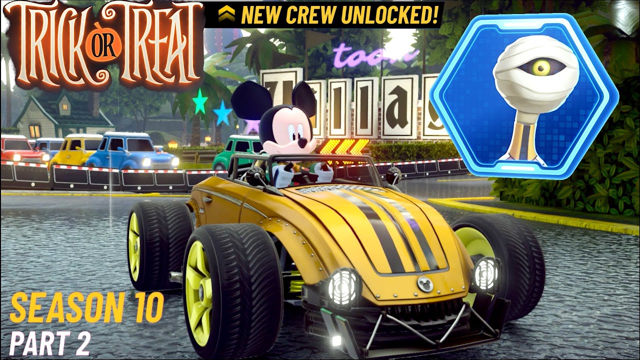 Disney Speedstorm – Race 6, 7 and 8 Season 10 Part 2 Trick or Treat – Chapter 1   Unlocked Mummy Boy