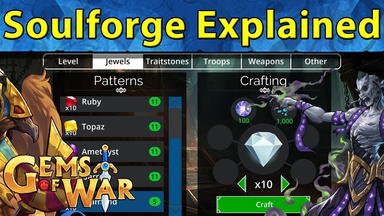 Gems of War: Soulforge Explained | Efficient Use and Resource Allocation