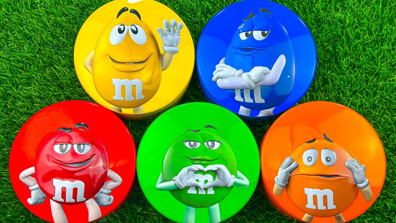 1 Minutes Satisfying with Unpacking Yummy Paw Patrol and Delicious M&M'S Candy From Funny Tins ASMR