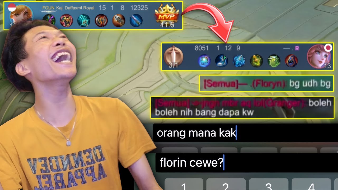 MODUS KENALAN SAMA CEWEK ML ENDINGNYA GUA LOCK PAKAI FANNY SAMPAI COKLAT!!