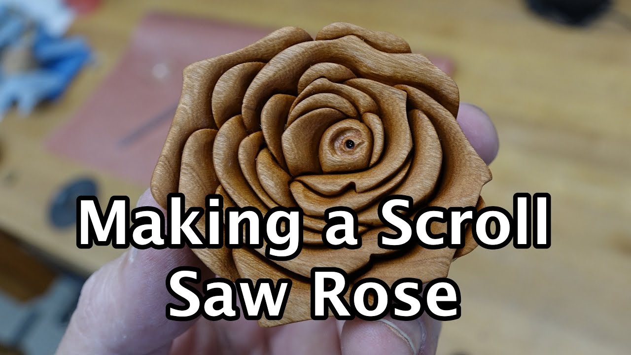 Making a Scroll Saw Rose