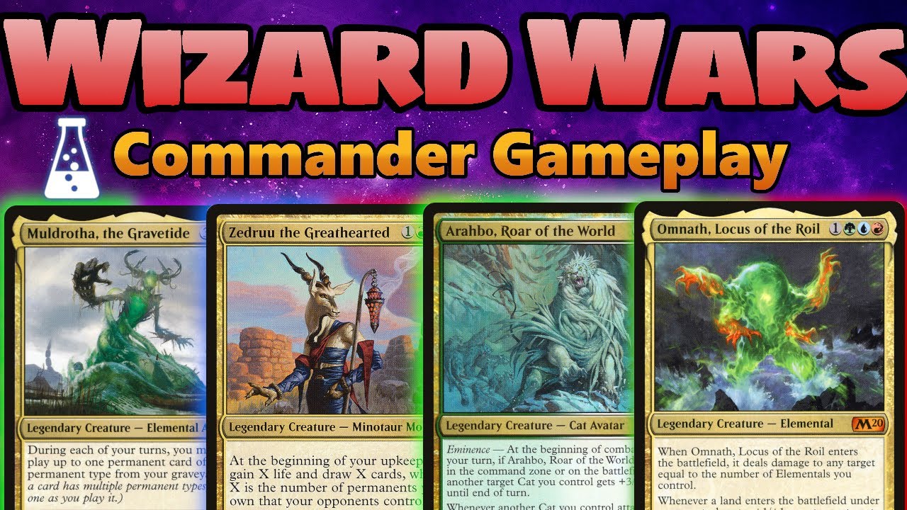 Wizard Wars #4 | EDH Commander Gameplay | January 30th 2020