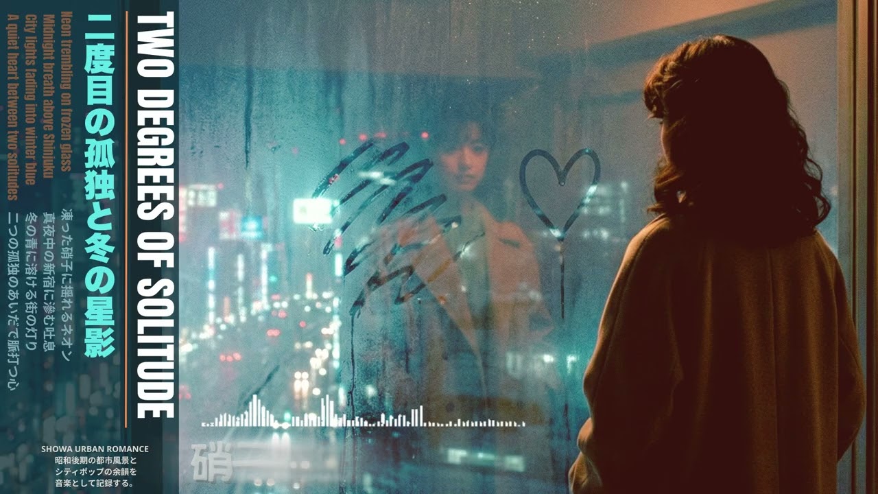 Two Degrees of Solitude – Winter Glass Reflections｜Japanese City Pop 1980s｜Showa Urban Romance