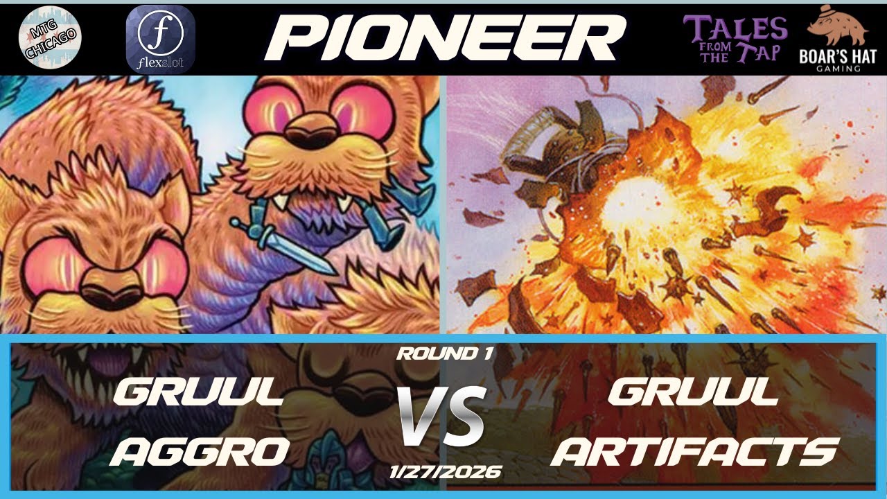 Gruul Aggro VS Gruul Artifacts   [MTG Pioneer Round 1]