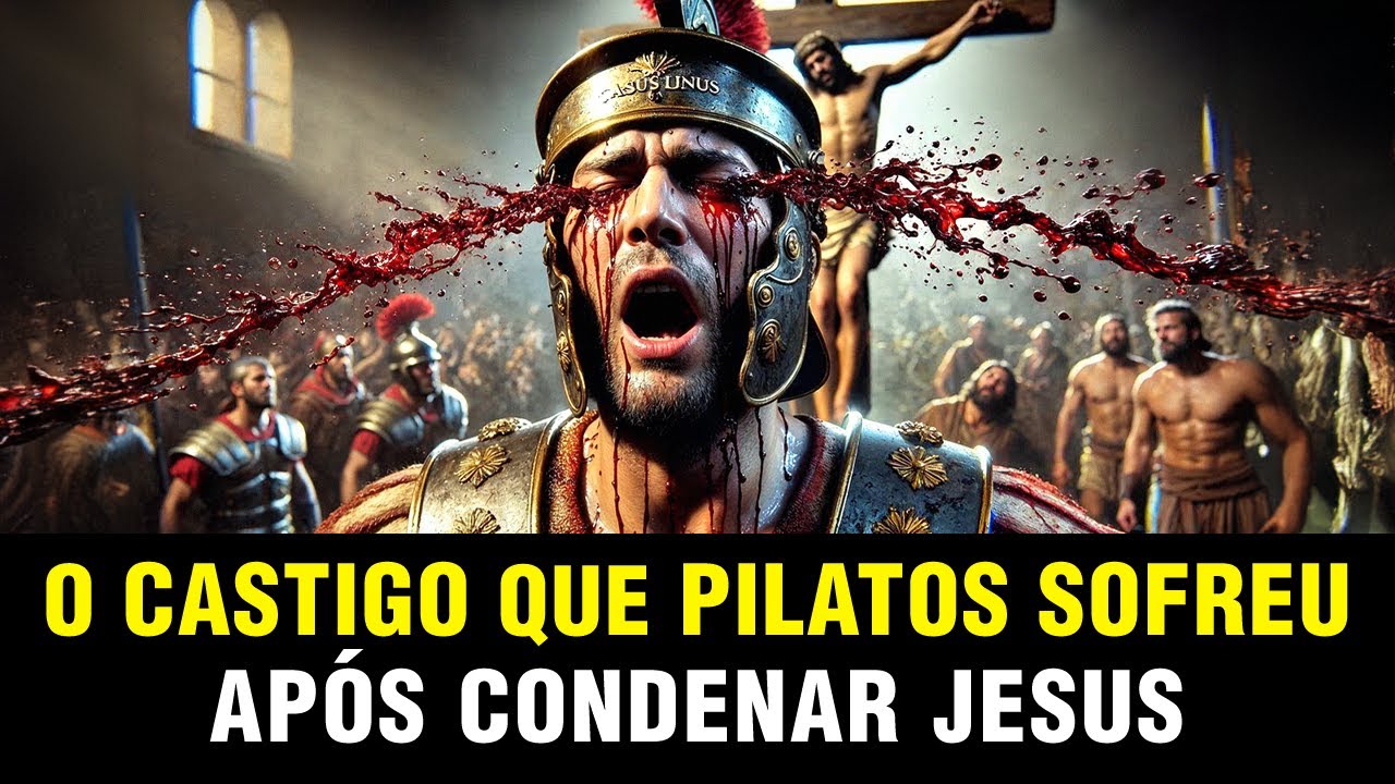 A TR&Aacute;GICA MORTE de P&Ocirc;NCIO PILATES ap&oacute;s a CRUCIFICA&Ccedil;&Atilde;O de JESUS