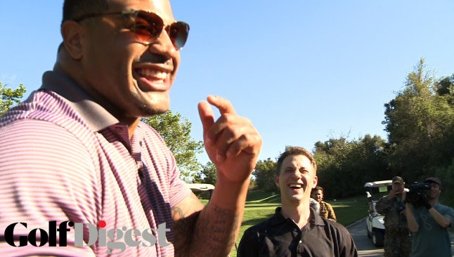Retired NFL Player Shawne Merriman Goes Psycho on Unsuspecting Golfer