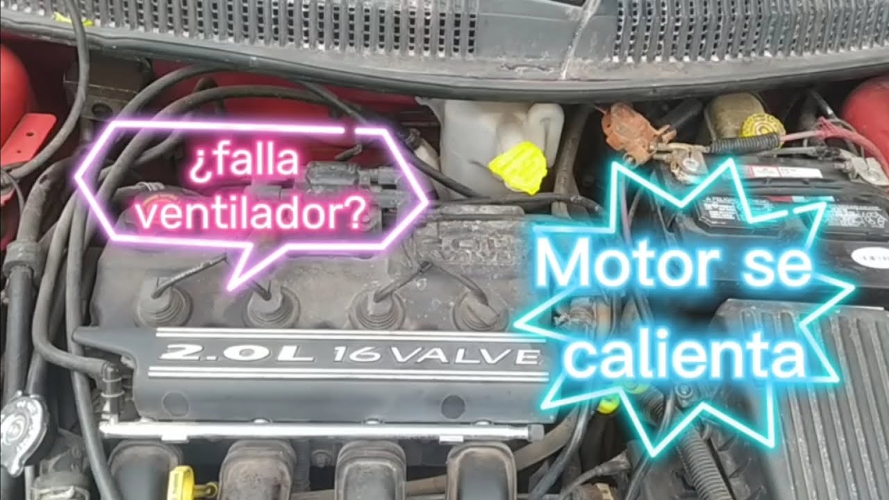 Dodge Neon año 2000 se calienta