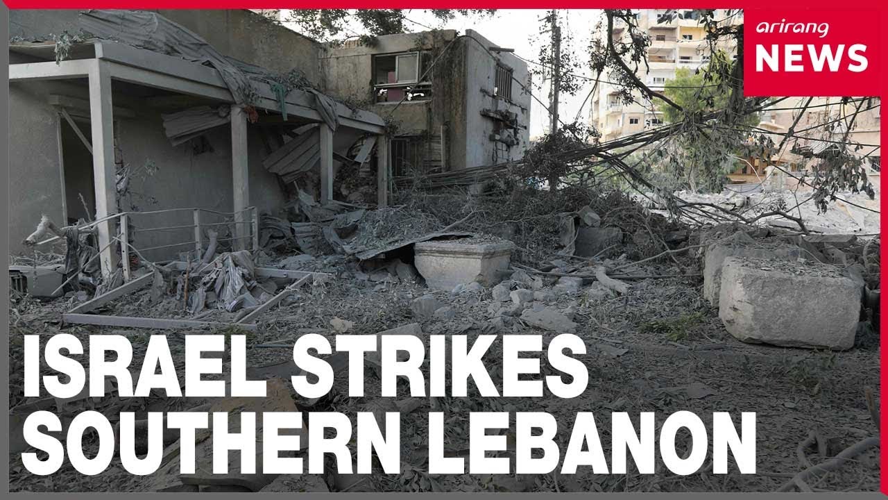 Israeli air strikes hit Lebanese city of Tyre despite Iranian warning to stop attacks